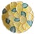 A vibrant vintage lemon-motif serving platter by Fitz & Floyd, beautifully modeled in classic Italian majolica style. The...