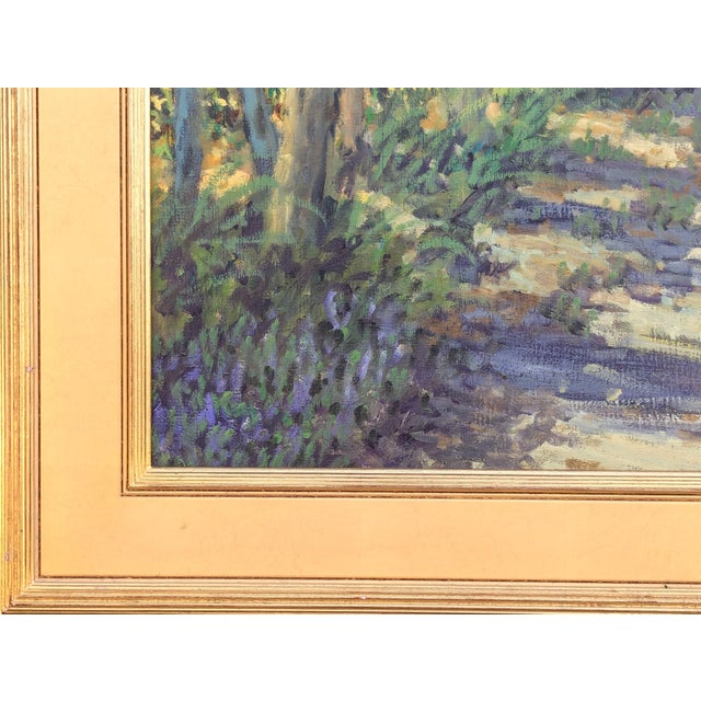 Paint Jerry Greenberg "In Back of the Field" Contemporary Realistic Texas Nature Landscape Painting, 2005 For Sale - Image 7 of 10