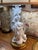 Rococo Antique White Porcelain Figural Lady Table Lamp For Sale - Image 3 of 8