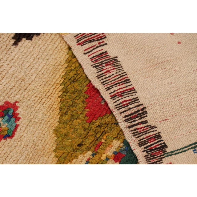Textile Vintage Moroccan Runner Rug With Vibrant Geometric Patterns, From Rug & Kilim For Sale - Image 7 of 7