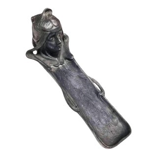 Early Century Art Nouveau Ink Well and Pen Holder For Sale