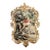Romantic French Tapestry Wall Art With Ornate Gold Leaf Frame For Sale