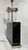 Williams Sonoma Wide Black Crystal Block Lamp – Polished Nickel Hardware For Sale - Image 10 of 18