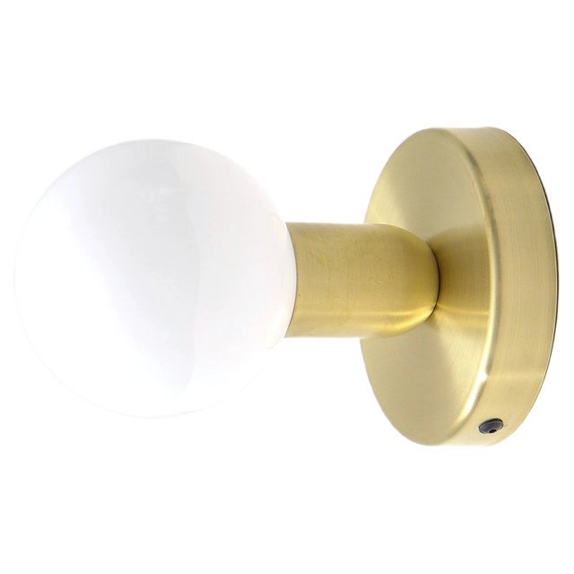 Solid Brass Minimal Modern Wall Lamps from Balance Lamp, Set of 2 For Sale