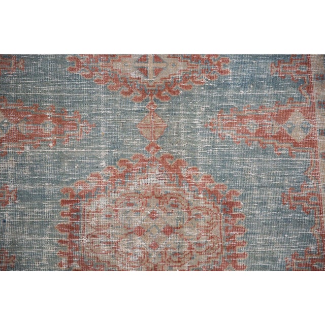 Ruby Red Vintage Distressed Veece Rug - 3'5" x 5'2" For Sale - Image 8 of 10