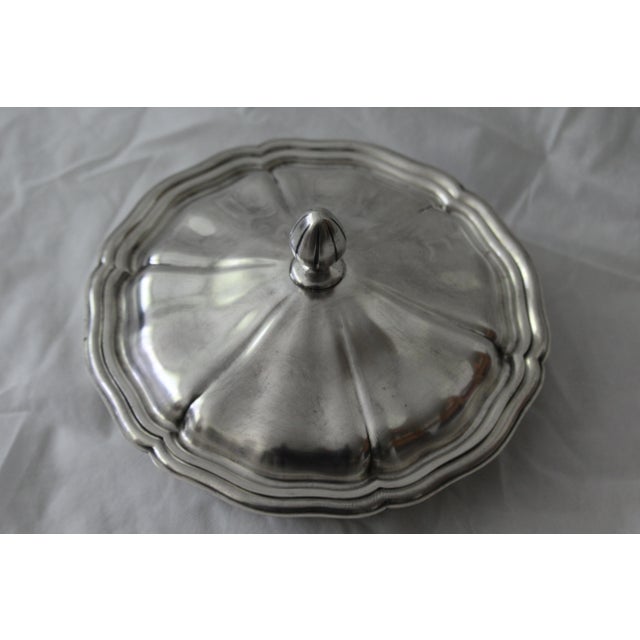 Silver Serving Dish with Lid, 1920s For Sale - Image 13 of 16