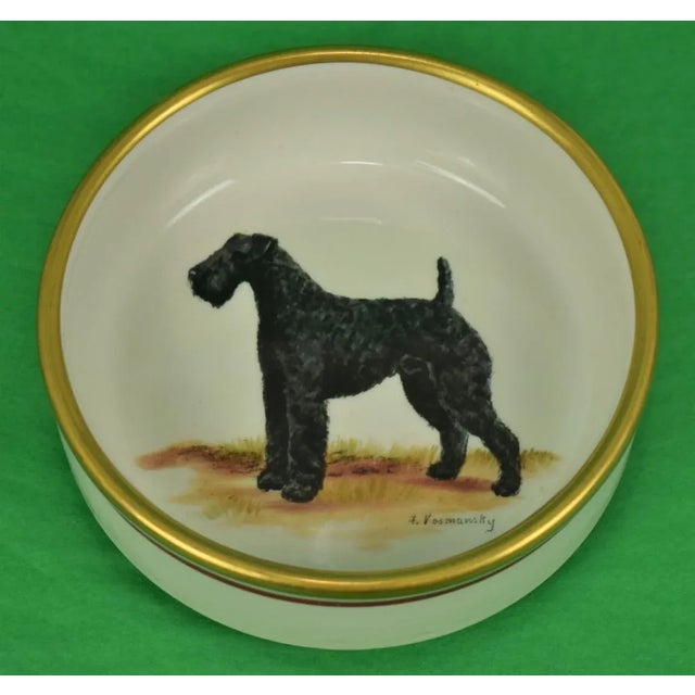 Ceramic Frank Vosmansky for Abercrombie & Fitch Terrier Bowl For Sale - Image 7 of 8