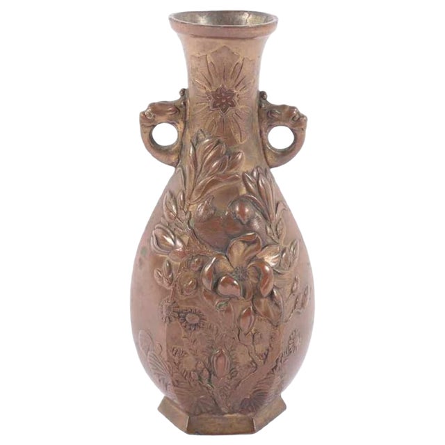 Antique Japanese Meiji Vase For Sale