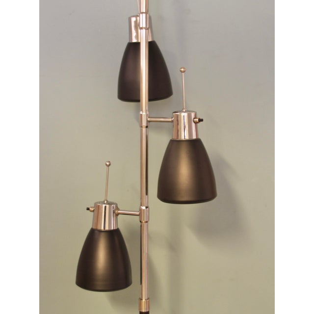 French 3-Light Floor Lamp by Étienne Fermigier for Monix, 1970s For Sale - Image 6 of 15