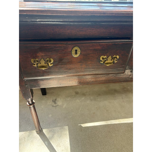 English Oak Dresser Base / Sideboard, 18th Century For Sale - Image 9 of 11