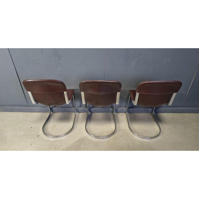 Animal Skin Vintage Dining Chairs from Cidue, 1970s, Set of 6 For Sale - Image 7 of 15