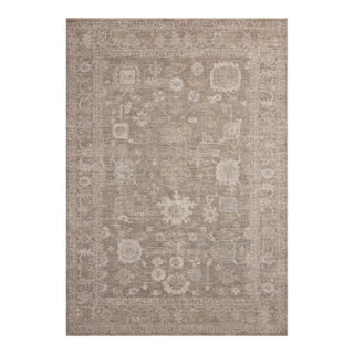 Chris Loves Julia x Loloi Louisa Taupe / Ivory 11'-6" x 15'-7" Area Rug For Sale