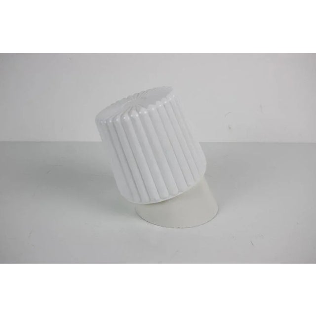 Made in Czechoslovakia. Made of plastic, opaline glass. New Cabling 1xE27 or E26 bulb. Re-polished. Good original...