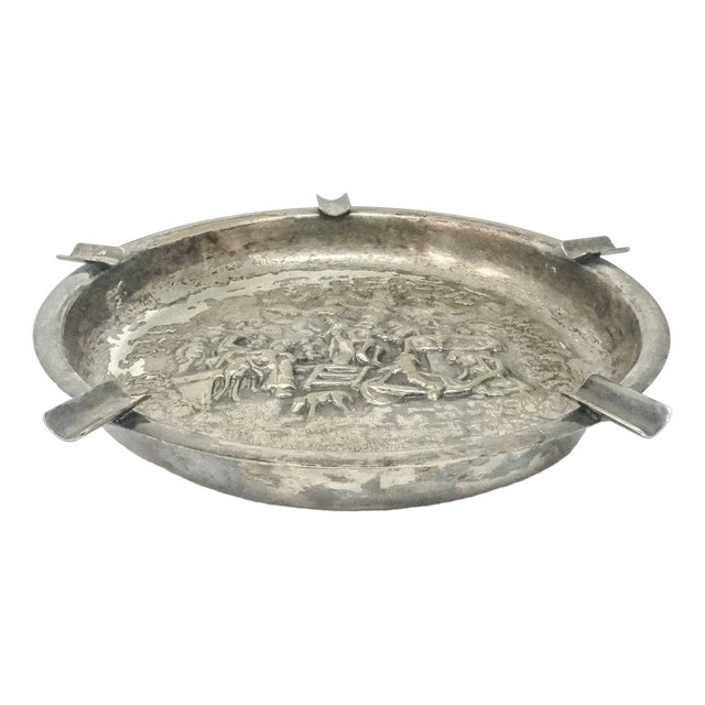 Art Nouveau Style Ashtray, Belgium, 1950s For Sale
