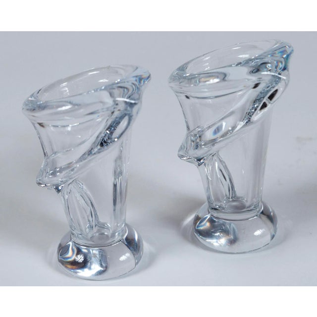 Glass Vases, Art Vannes, France, 1950's - a Pair For Sale - Image 9 of 11