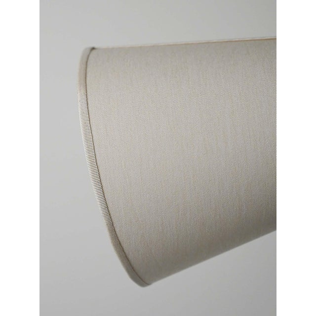 Mid-Century Scandinavian Floor Lamp in Oak and Metal, 1960s For Sale - Image 10 of 11