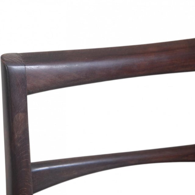 1960s Vintage Lis Chairs in Stained Beech by Ib Kofoed Larsen, 1960s, Set of 6 For Sale - Image 5 of 18