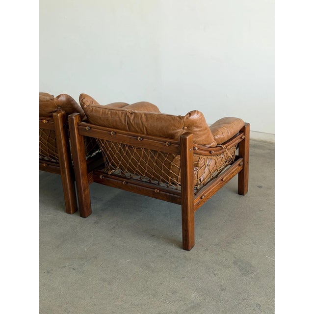 Vintage Brazilian ‘Amazonas’ Lounge Chairs in Rosewood by Jean Gillon For Sale - Image 12 of 13