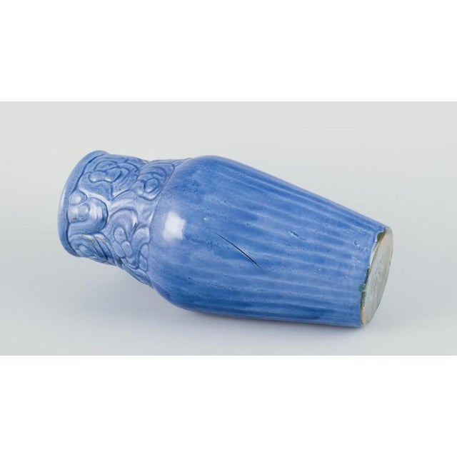 Ceramic Early and Decorative Ceramic Vase by Svend Hammershøi for Kähler, 1890s For Sale - Image 7 of 9