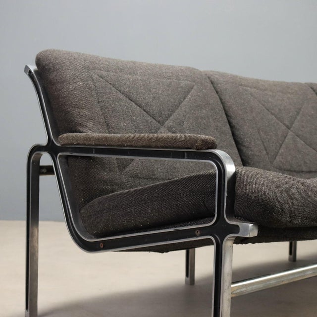 Vintage Sofa attributed to André Vandenbeuck from Strässle For Sale - Image 5 of 12