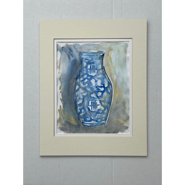 Blue and White 13 Contemporary Painting For Sale - Image 11 of 11