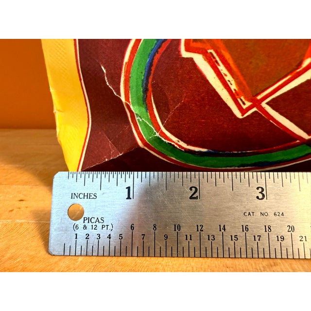1984 Frank Stella Walker Art Center Exhibition Bag for Dayton's For Sale - Image 14 of 18