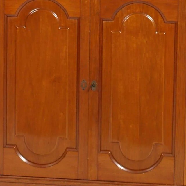 1930s Walnut Corner Display Cabinet from Bassano's Ebanistery, 1950s For Sale - Image 5 of 6