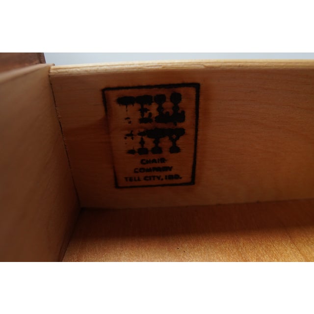 Vintage Tell City Chair Company Colonial Revival China Cabinet For Sale - Image 15 of 17