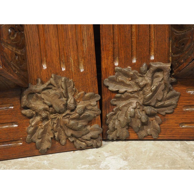 Pair of Large Antique French Oak Framed Hunt Plaques, P. Lecourtier (1851-1925) For Sale - Image 13 of 18