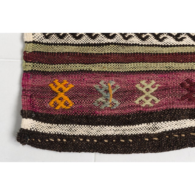 1950s Kitchen Decor Vintage Kilim Runner For Sale - Image 5 of 10