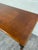Brown Vintage Queen Anne Style Writing Desk Entry Console Hallway Table Sofa Table For Sale - Image 8 of 13