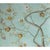 Hand Painted Soft Mint Chinoiserie Peacock Pomegranate Floral Mural 2-Panel Set For Sale - Image 4 of 6
