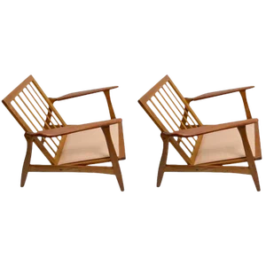 Arne Hovmand Olsen for Mogens Kold Lounge Chairs - a Pair