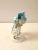 Chinoiserie Blue and White Royal Sealy Porcelain Parrot Figurine Old Florida Chinoserie Style For Sale - Image 3 of 10