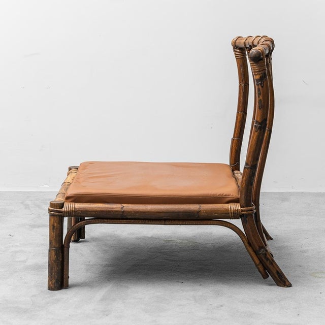 Wooden and Eco-Leather Armchairs from Alberto Smania, 1970s, Set of 2 For Sale - Image 3 of 12