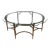 1960s Exceptionally Rare Vintage La Barge Hollywood Regency Brass & Glass Coffee Table For Sale