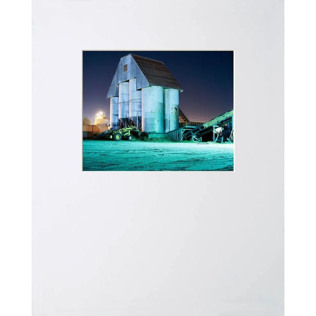 Note from the artist, John Vias: "These are the same silos that are in one of my earlier images. I am repeatedly reminded...