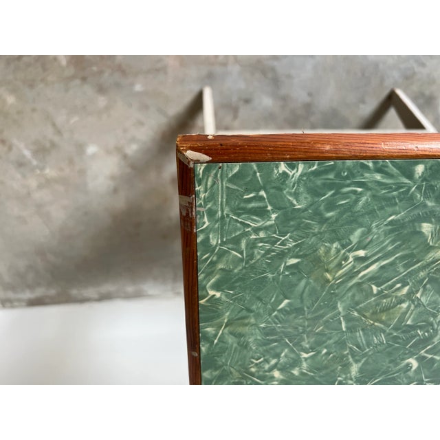 Wood Antique Handmade Wood Accent Table For Sale - Image 7 of 11