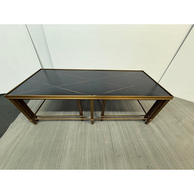 Italian Vintage Nesting Coffee Table Set, Set of Three For Sale - Image 4 of 12