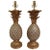 1960s Vintage Italian Gilt Terra Cotta Pineapple Lamps - a Pair For Sale - Image 9 of 9