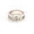 Contemporary 1990s Tiffany & Co Estate Sterling Silver Ring Size 4.25, 5.2 Grams, Size 4.25 For Sale - Image 3 of 12
