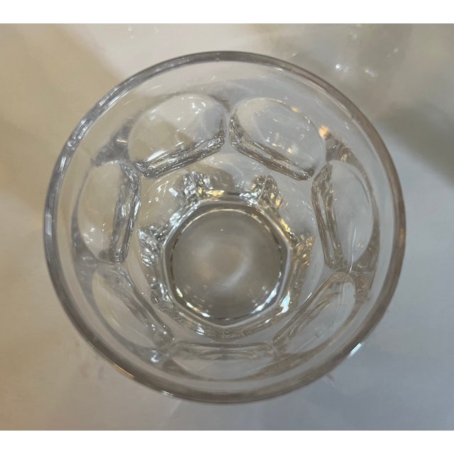 Set 4 antique mid 19th century American Classical Ashburton flint glass whiskey tumblers circa 1850. Each varies slightly...