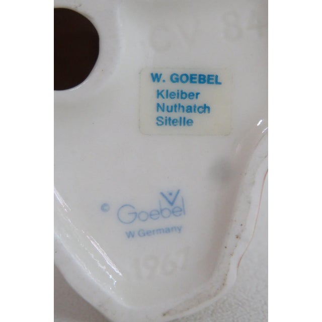 Goebel W Germany Cv84 Nuthatch Figurine 1967 Porcelain Bird on Branch 4898b For Sale - Image 16 of 18