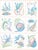 "Seaweed Fantasy Series" Contemporary Coastal Coral Reef Acrylic Paintings by Allison Cosmos - Set of 9 For Sale - Image 11 of 11