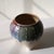 Late 20th Century Signed Handmade Studio Pottery Multicolor Glazed Ribbed Tripod Lidded Ceramic Vessel For Sale - Image 10 of 12