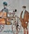 Wood Pair Framed Edward Penfield “Country Carts” Equestrian Color Lithographs, 1900 For Sale - Image 7 of 18