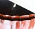 Stunning art deco style chest or cabinet Please note the white marks on the front are a reflection - the colours are clean...