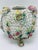 Porcelain Flower Encrusted Vase For Sale - Image 4 of 10