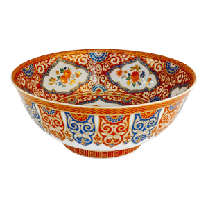 Vintage Kaiser Germany "Ming" Imari Style Porcelain Centerpiece Bowl