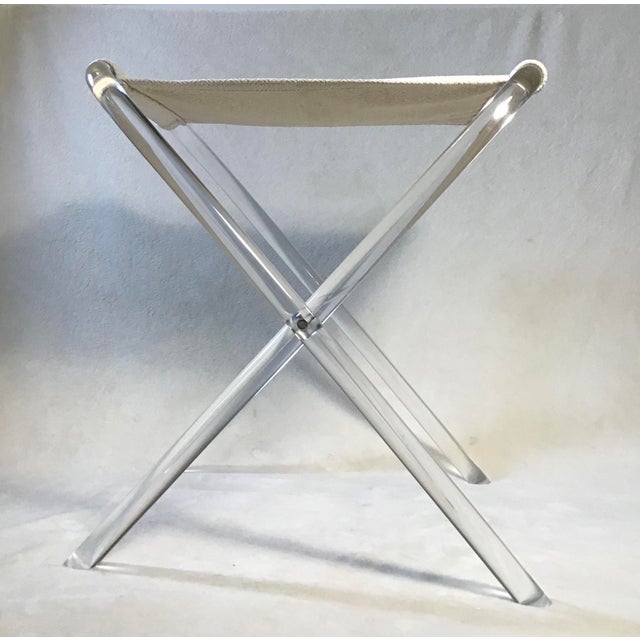 1970’s Modern Lucite Folding Luggage Rack Valet Stand Chairish